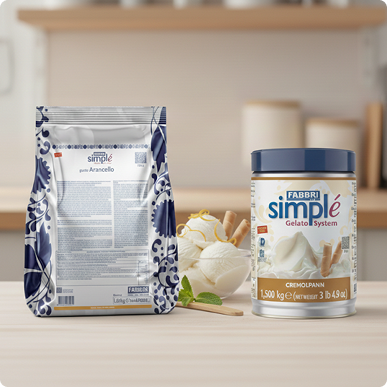 Préparations pour glaces soft